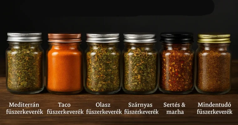 6 házi fűszerkeverék, amit mindig tartanod kell a konyhádban 🌿✨