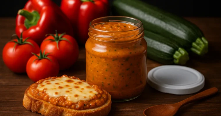 Forró kedvenc az őszre: házi melegszendvicskrém cukkiniből 🍅🫑